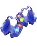 Tygatec Flashing LED Wheels Roller Skates - Light-Up Adjustable Skates for Kids & Adults - Glowing Colorful Wheels for Night Skating - Inline Skates with Illuminated Wheels for Fun Outdoor Activities