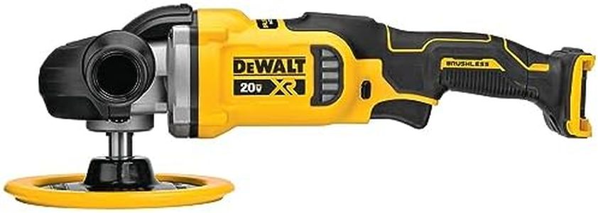 DEWALT 20V MAX* XR Cordless Polisher, Rotary, Variable Speed, 7-Inch, 180 mm, Tool Only (DCM849B)