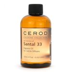 CEROD – Santal Fragrance Oil for Cold Air Diffusers – Luxury Oil Scents for Home, Office and Auto – Sandalwood, Woody Notes, Cardamom, Pine Forest, Leather - 120ml