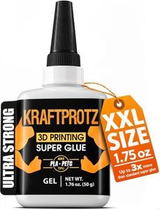 3D Printing Super Glue Gel 1.75 oz - PLA ABS PETG TPU Instant Adhesive