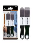 ROLLINGDOG Trim Paint Brushes - 1PC Triangular Brush and 1PC Square Small Paint Brush for Trim, Edger, Corner, Sash Painting