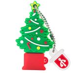 BorlterClamp 32GB USB Flash Drive Cute Christmas Tree Model Memory Stick New Year Gifts for Students and Children…