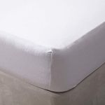 Belledorm 100% Brushed Cotton Flannelette 12 Inch Deep Fitted Sheet, White, Double