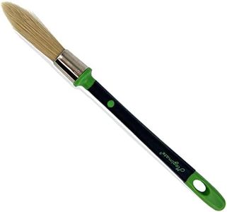 Magimate Small Paint Brush for Touch Ups, Trim Stain Brush for Sash, Baseboards, House Wall Corners and Art Application, One Singe Size 0.6-inch (15mm)