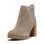 Timberland Women's Allington Mid Chelsea Boot, Taupe Suede, 9.5 Wide