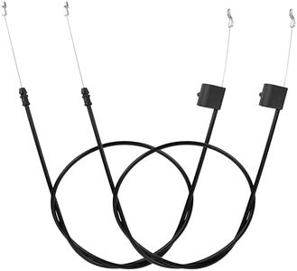BlueStars 2 pcs 158152 582991501 Lawn Mower Throttle Cable - Compatible with Poulan Pro AYP Husqvarna Craftsman Weed Eater Walk-Behind 198462 532158152 Zone Control Cable