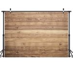 LYWYGG 7x5FT Wood Backdrop Baby Shower Backdrops Party Decorations Backdrops Props For Studio For Viewer Retro Wooden Wall Backdrop Fabric Seamless CP-176