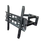 S-CAT Super Heavy Duty Dual Arm Full Motion TV Wall Mount for 23 to 55 Inch LED/4K/Smart TV (Black-R455)