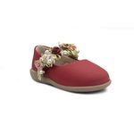 KazarMax Baby Girls Maroon Red Ballet Flat Ballerina - 18-24 Month