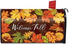 Leaf Toss Fall Large Mailbox Cover Colored Leaves Autumn Oversized