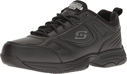 Skechers for Work Women's Dighton Bricelyn Wide Work Shoe, Black, 8 W US