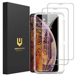 UNBREAKcable Screen Protector for iPhone XS Max and iPhone 11 Pro Max 2 Pack, 2.5D Tempered Glass for iPhone XS Max/11 Pro Max Anti-scratch, Anti-fingerprint, Bubble Free & Case-friendly