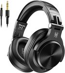 OneOdio A71 Wired Over Ear Headphones, Studio Headphones with SharePort, Professional Monitor Recording & Mixing Foldable Headphones with Hi-Res Sound for DJ Guitar Amp Computer PC