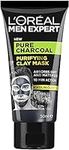 L'Oreal Paris Men Expert Pure Charcoal Purifying Black Clay Face Mask for Men 50 ml