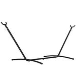 Outsunny 2.86m Universal Hammock Stand Metal Frame Garden Camping Picnic Outdoor Patio Replacement – Stand Only