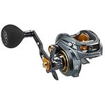 Piscifun Alijos Baitcasting Reels, Aluminum Frame Low Profile Baitcaster Fishing Reel, 33Lbs Max Drag Power 8+1 Shielded Stainless Steel Bearings, Power Handle Casting Reels