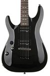 Schecter OMEN-6 Left Handed 6-String Electric Guitar, Black