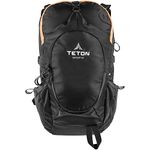 TETON Sports Rock 1800 Backpack; Lightweight Daypack; Hiking Backpack for Camping, Hunting, Travel, and Outdoor Sports; Sewn-in Rain Cover; Be Prepared for Those Unplanned Trips, black