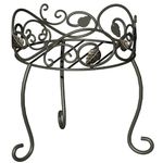 PANACEA PRODUCTS CORP-IMPORT 11.5-Inch-High Scroll/Ivy Style Plant Stand