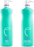 Malibu C Blondes Enhancing Shampoo & Conditioner Duo (33.8 oz) - Revitalizing Purple Shampoo & Conditioner for Hair Health + Brilliancy - Blondes Hair Care