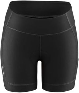 Garneau Women's Fit Sensor 5.5 Shorts 2, Black, Small