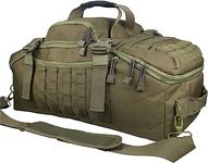 3 In 1 Military Backpack Travel Duffle Bag for Weekender Gym Traveling Workout Deployment, Green, Small (30L), 3-in-1 Gym Bag