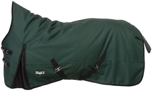 Tough1 1200D High Neck Turnout Blanket Hunter Green 69"