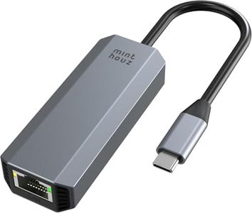 Minthouz 5Gbps USB C to Ethernet Adapter, RJ45 to USB C, Gigabit LAN Ethernet Network Adapter for Windows, Mac OS, iPad OS, Chrome, Linux and More