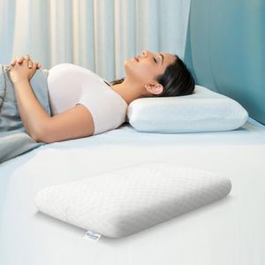 WELLGIVER Orthopedic Memory Foam Deep Sleep Pillow | 2 Years Warranty | Design for Neck & Shoulder Pain Relief | 20 x 13 x 4 Inch | Standard | Removable Zipper Cover | Pack 1