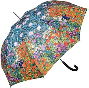 VON LILIENFELD Ombrello Gustav Klimt: Giardino da fattoria automatico da donna, gold, Si Intende