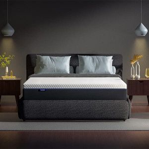 moonslide Memory Foam Mattress 25cm Double Cooling Gel Cloud Feeling, 7 Zone High Density Certified Foam, Support Pressure Relief - Medium