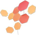 Nanoleaf Shapes Hexagon Starter Kit, 9 Smart Light Panels LED RGBW - Modular Wi-Fi Colour Changing Wall Lights, Compatible with Alexa Google Assistant Apple Homekit, for Room Decor & Gaming