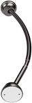 Zenna Home No Drill Curved Shower Curtain Rod, 32-40 Inches Adjustable Shower Rod for Small Tubs or Showers, Easy Install, Choice of No Drilling Tension or Wall Mount, Rustproof, Bronze