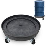 BISupply Plastic 30 55 Gal Drum Dolly Barrel Cart Barrel Dolly for 55 Gallon Drum Dolly 55 Gallon 30 Gallon Drum Dolly