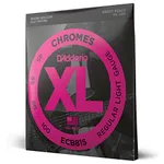 D'Addario ECB81S Flat Wound Chromes Bass Guitar Strings - Light 45-100, Short Scale