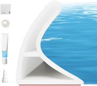 67 Inch Collapsible Shower Threshold Water Dam Shower Splash Guard Showering Barrier Water Stopper, Self Adhesive Rubber Dry and Wet Separation Walk in Bath for Bathroom Kitchen