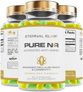 Nicotinamide Riboside 500mg (NR) Capsules - 90 Caps - advanced Anti-Aging Support & Cellular Health by Eternal Elixir Optimal Absorption for Lasting Results