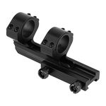 FOCUHUNTER Tactical Dual Ring Scope Base Mount Length Adjustable Adapter Mount 25.4mm/30mm Offset Cantilever Picatinny Extended Base Mount 1"/30 mm for 20mm Picatinny Rail