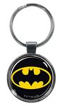 Ata-Boy DC Comics Batman Logo 1.5" Fob Keychain for Keys, Backpack Pulls and More