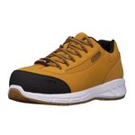 Lugz Mens Express Slip Resistant Composite Toe Work Safety Shoes Casual - Brown, Golden Wheat/White/Bark/Gum, 11