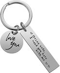 Drive Safe Keychain I Love You I Need You Here With Me Keychain Gifts for Boyfriend Husband Dad Gifts