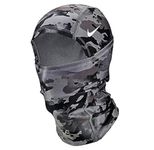 Nike Pro Therma-Fit Hyperwarm Hood, Balaclava (Grey Camo) - Unisex, Grey Camo, One Size