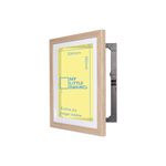 My Little DaVinci Wooden Picture Frame for 50 Artworks | Display or Hang Your Kids Artwork A4 (Natural)