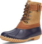 JBU by Jambu Women's Windsor Waterproof Mid Calf Boot, Navy/Tan, 6 UK