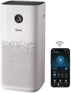 Qubo Smart Air Purifier Q1000 by Hero | Up to 1000 Sq. Ft.| True HEPA H13 | Removes 99.99% Dust,Allergens,Smoke,Virus & PM2.5 | 600 m³/h CADR |5 Stage Filter|App & Voice Control| 9000 Hrs Filter Life