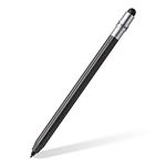 STAEDTLER Noris Digital Mini 180M 22, 2-in-1 Stylus Pen for Digital Writing and Drawing on EMR and Capacitive Touchscreens (Round Shape, Includes 5 EMR Replacement Tips and Tool)