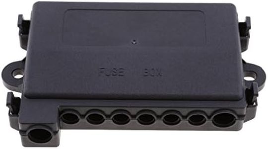 Flameer 7 Way Midi Fuse Holder Box DC 32V Automotive Fuse Block for Auto Ship Marine