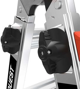 Little Giant Conquest 6-Tread Ladder – Lightweight Folding Step Ladder