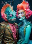 Cross & Glory's 'Meet The Aliens: Nymira and Dantar' - 1000 Piece Cosmic Love Story Puzzle - Eco-Friendly, Brain-Teasing Adventure - Best Jigsaw Puzzles for Adults