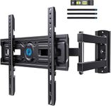 Pipishell Full Motion TV Wall Mount for 26-65 Inch TVs up to 77 lbs, Height Adjustable Corner Wall Mount Bracket with Articulating Arm, Swivel Extension Tilt, Max VESA 400x400mm, PIMF9